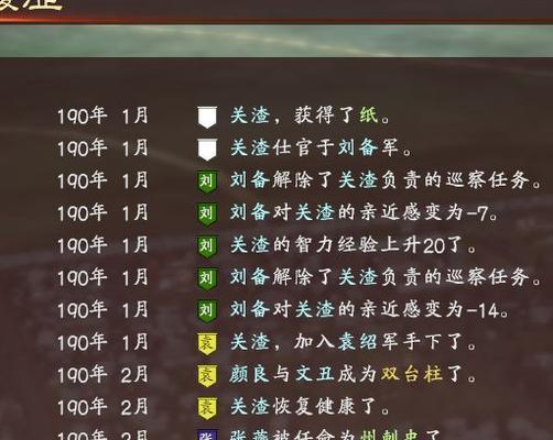 探索三国史实中的武将叛乱玩法（《三国志13》带你体验真实历史故事）