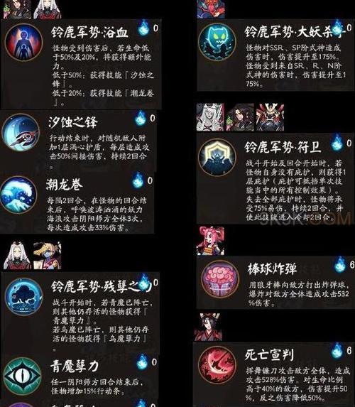 阴阳师阿修罗技能效果一览？如何发挥最大潜力？