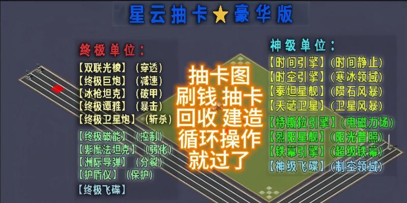 红警抽卡传说最后一关的通关技巧是什么？