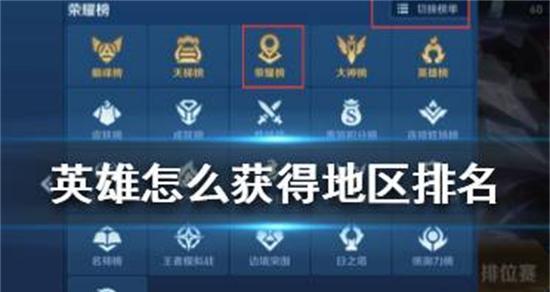 王者荣耀中英雄排名如何查看？排名依据是什么？