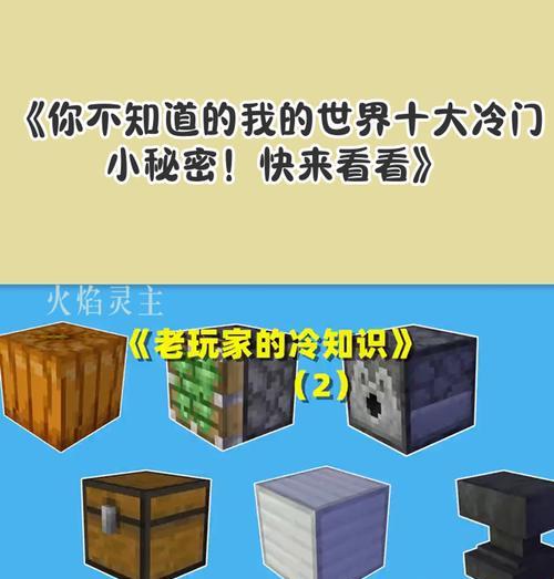 我的世界隐藏秘密的技巧有哪些？